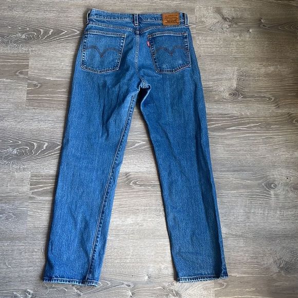 LEVI'S Wedgie Straight Ankle in Jive Sound - Picture 3 of 11